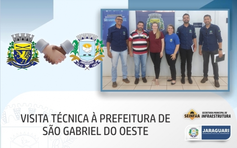 Visita Técnica à Prefeitura de São Gabriel do Oeste 