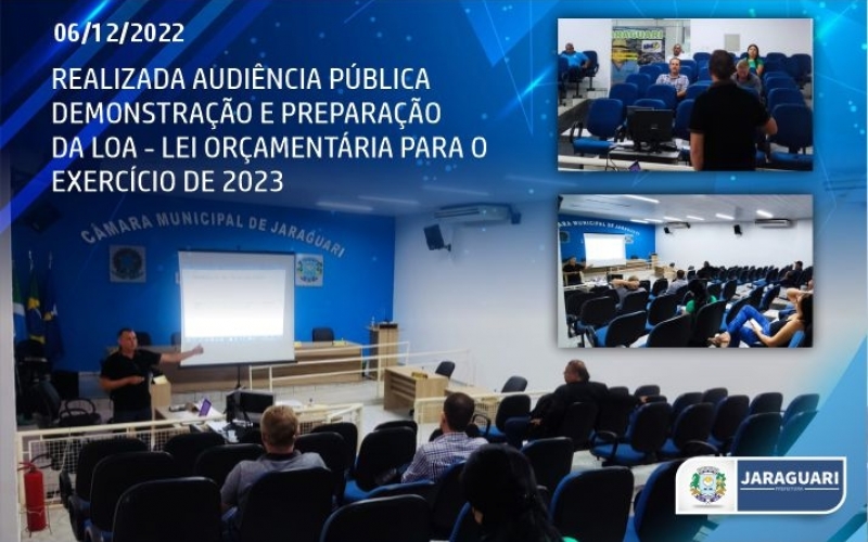 Audiência Pública - Demonstração e Preparação da LOA 2023
