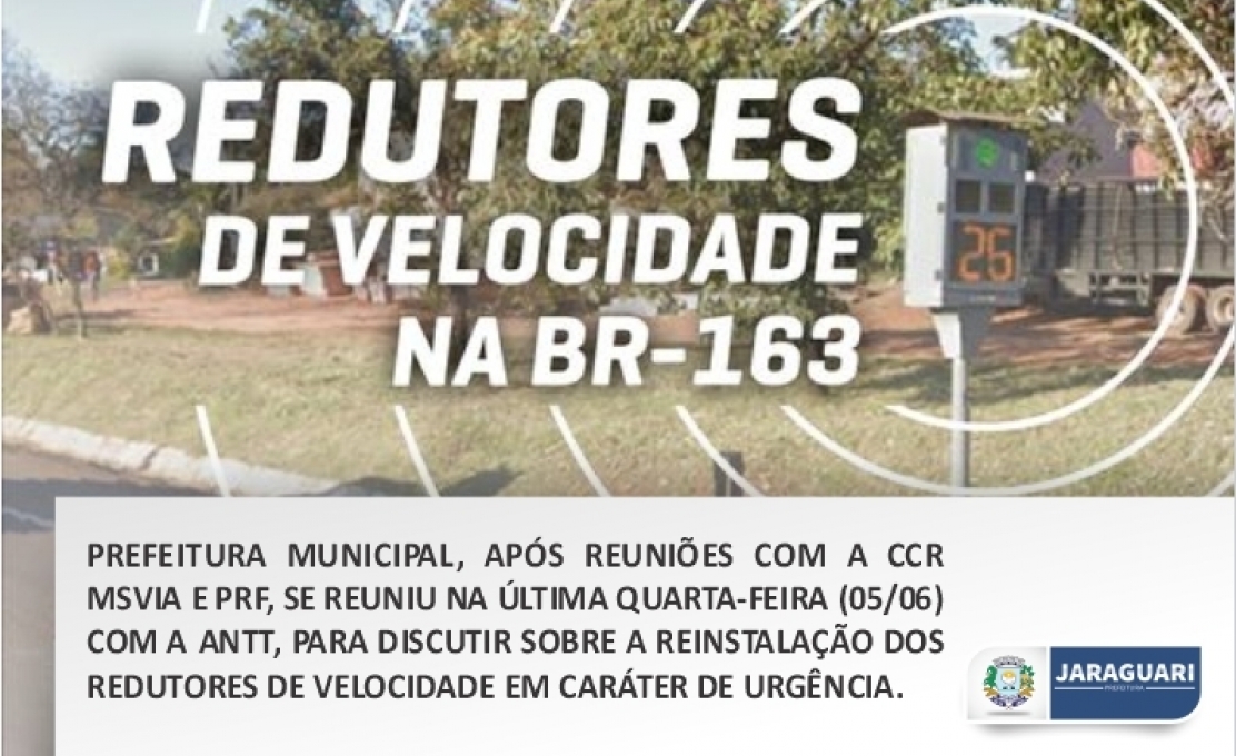 Redutores de velocidade na BR-163