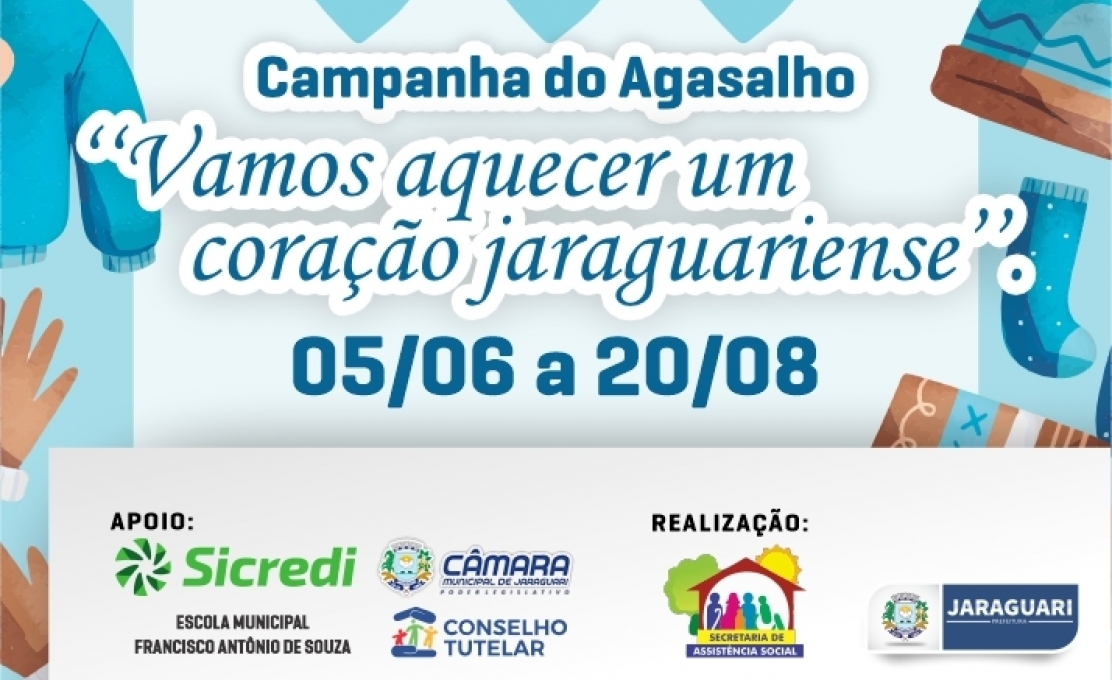 Vamos aquecer um coração jaraguariense