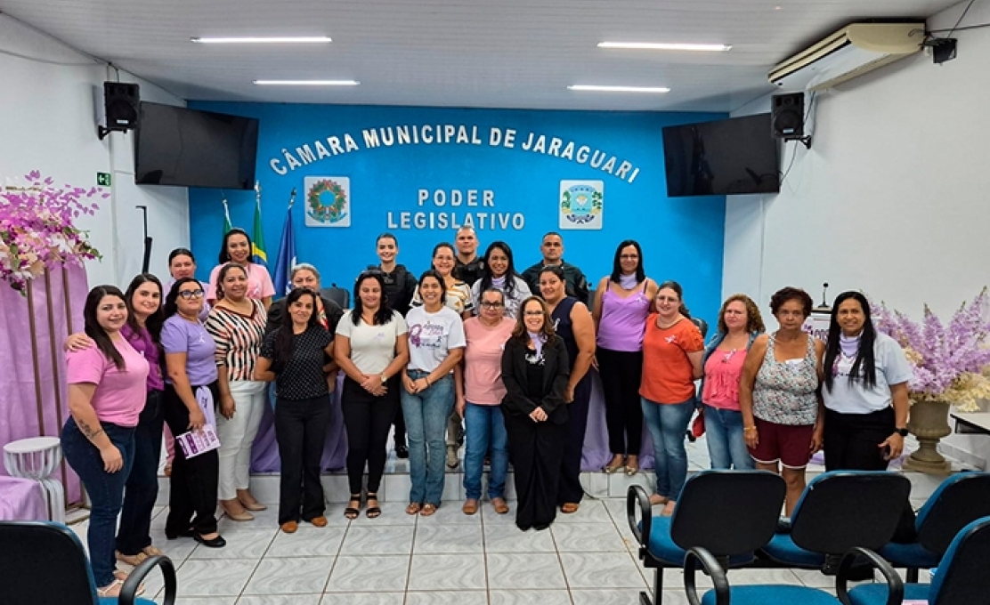 Prefeitura de Jaraguari realiza abertura da campanha Agosto Lilás 2026