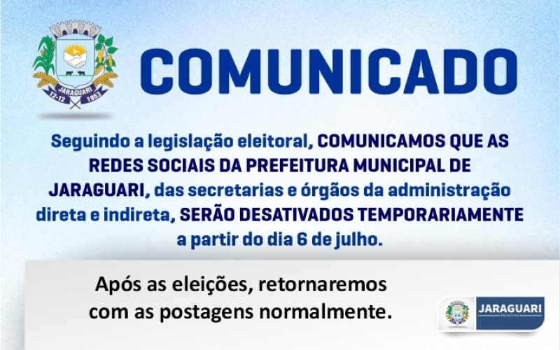 Desativação Temporária das Redes Sociais