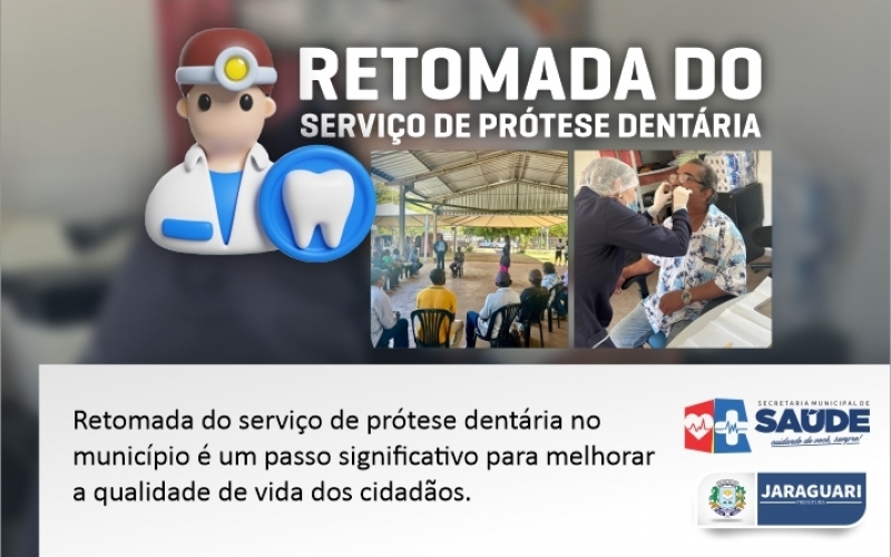 Retomada do Serviço de Prótese Dentária