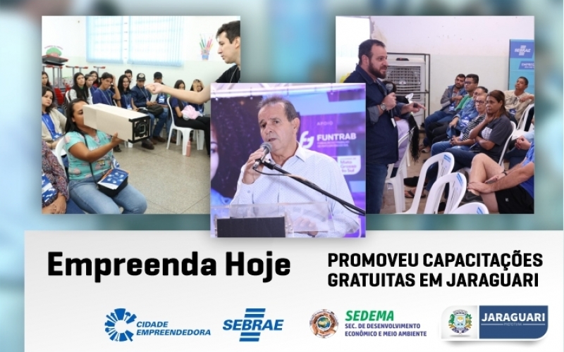 Empreenda Hoje promove capacitações gratuitas