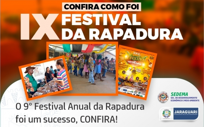 9° Festival Anual da Rapadura foi um sucesso