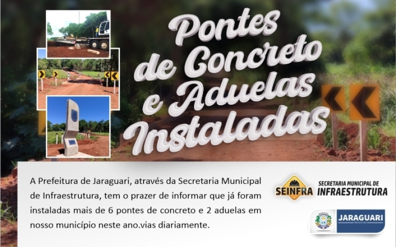 Pontes de Concreto e Aduelas Instaladas