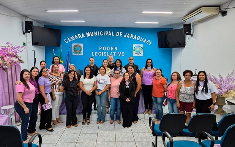 Prefeitura de Jaraguari realiza abertura da campanha Agosto Lilás 2026